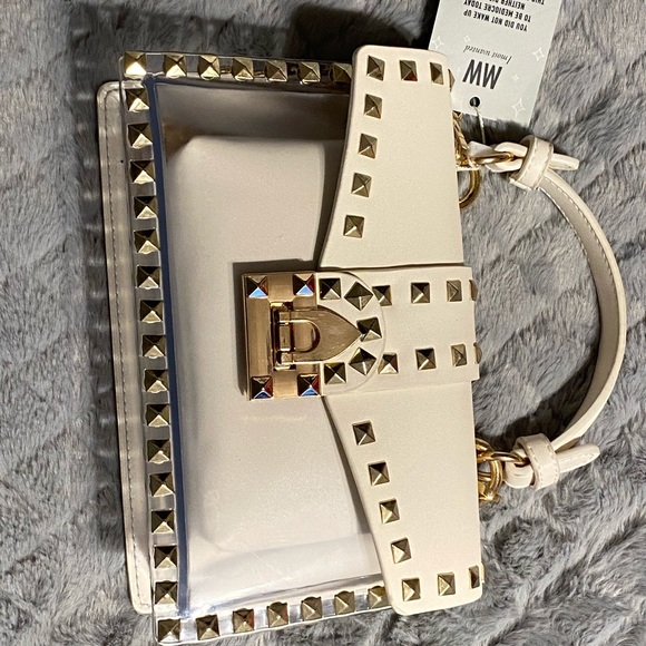 Beautiful mini white handbag - Picture 4 of 4